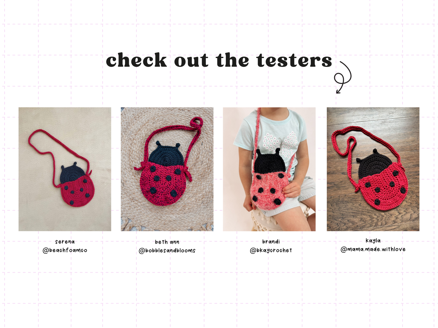 Ladybug Purse Crochet Pattern