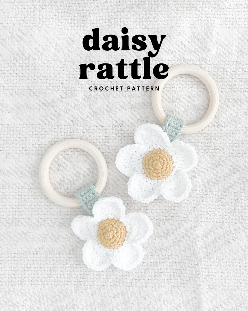 Daisy Teether Crochet Pattern