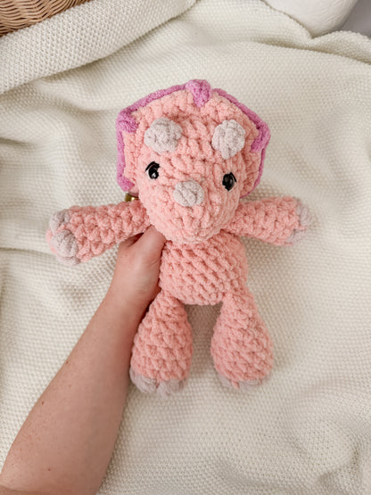 Mini Triceratops Stuffed Animal