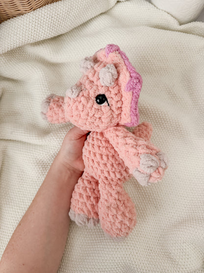 Mini Triceratops Stuffed Animal