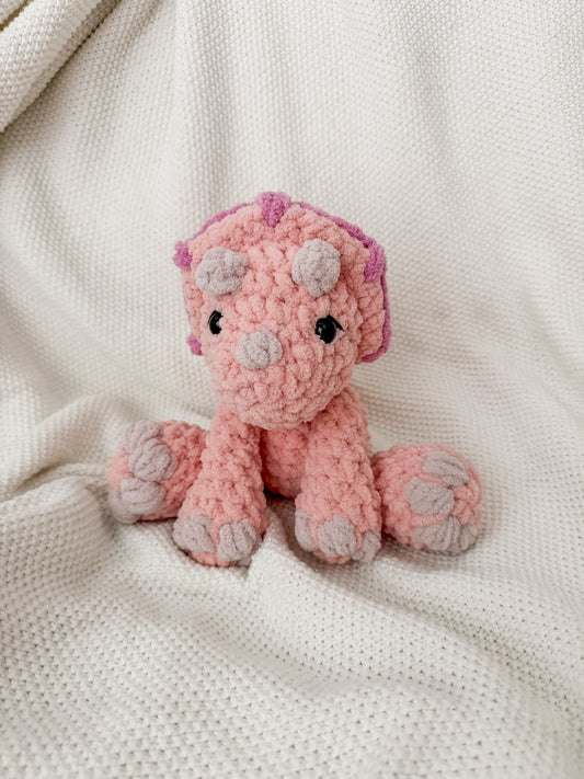 Mini Triceratops Stuffed Animal