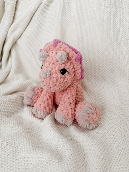 Mini Triceratops Stuffed Animal