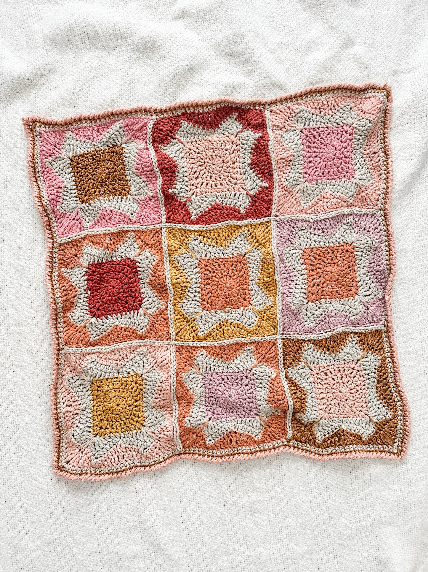 Quilt Inspired Baby Blanket