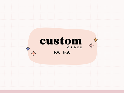CUSTOM ORDER | Kitty and Lamb for Kat
