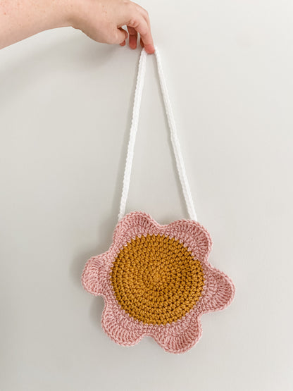 Daisy Kids Purse Crochet Pattern