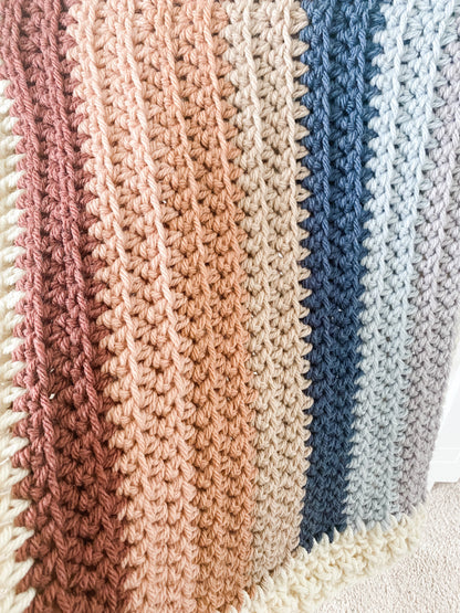 Boho Rainbow Blanket