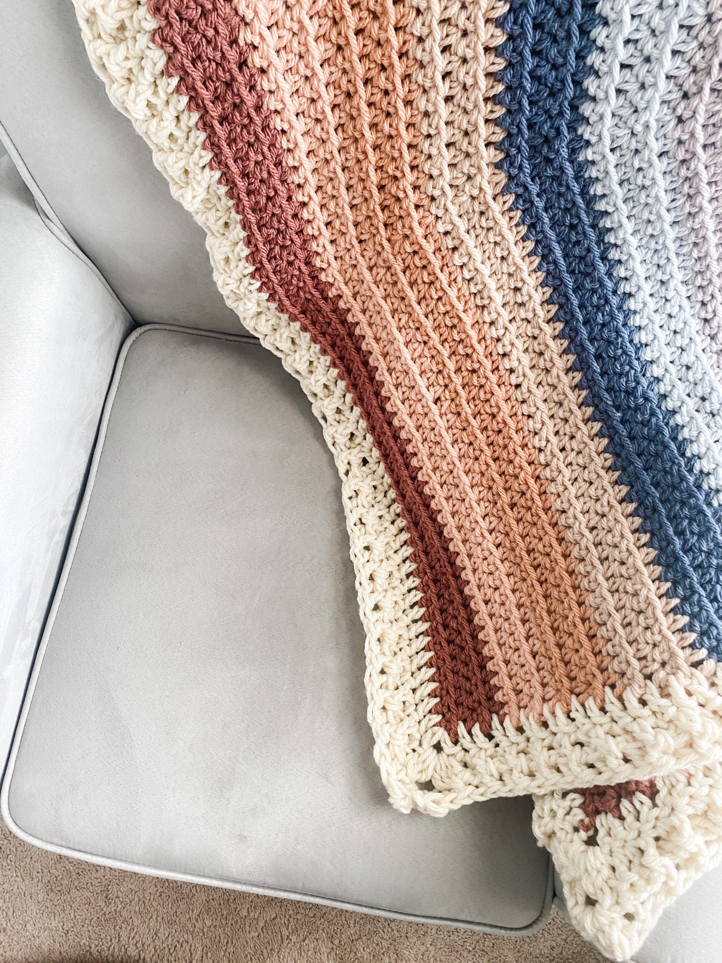 Boho Rainbow Blanket