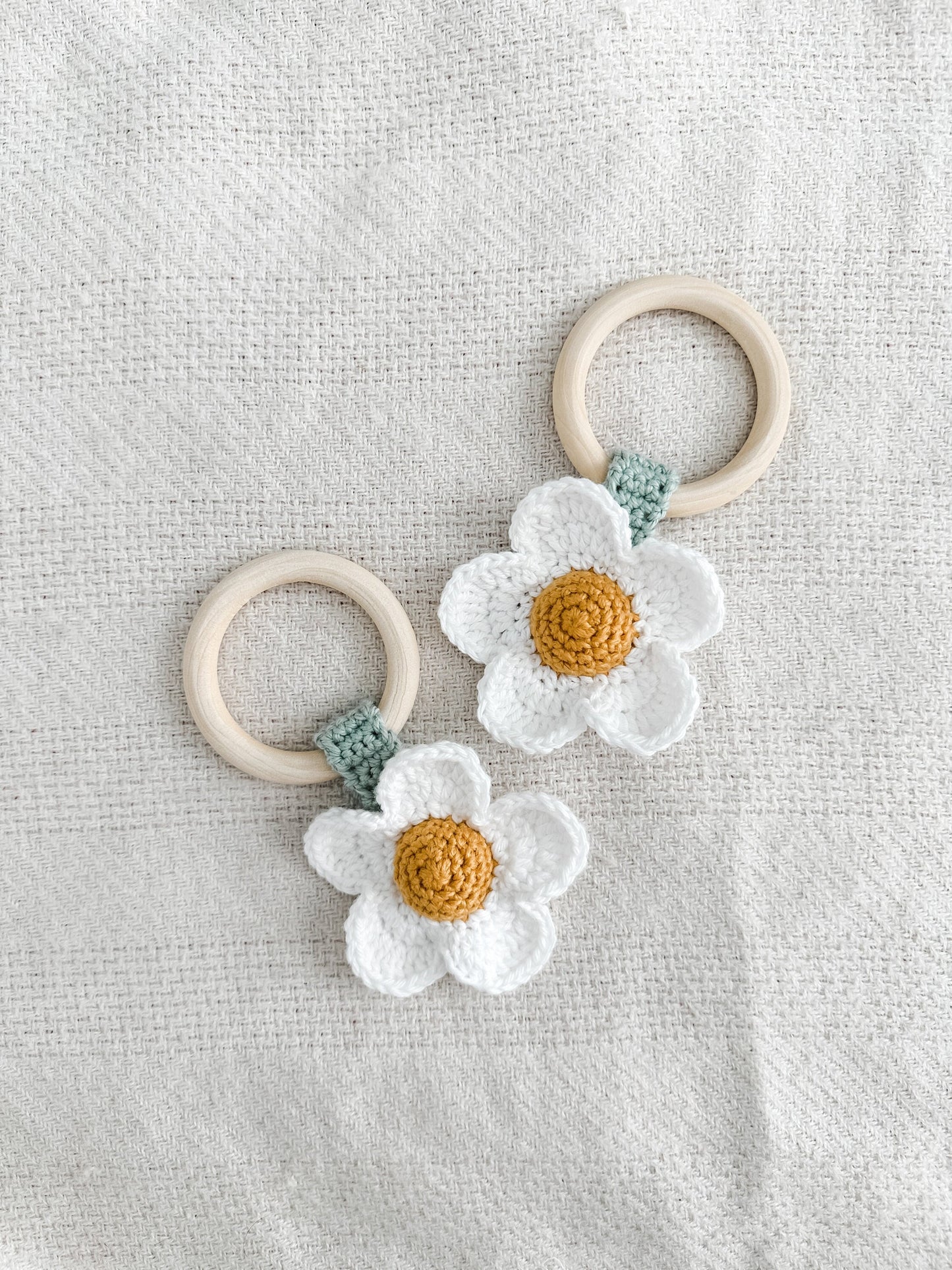 Daisy Teether Crochet Pattern