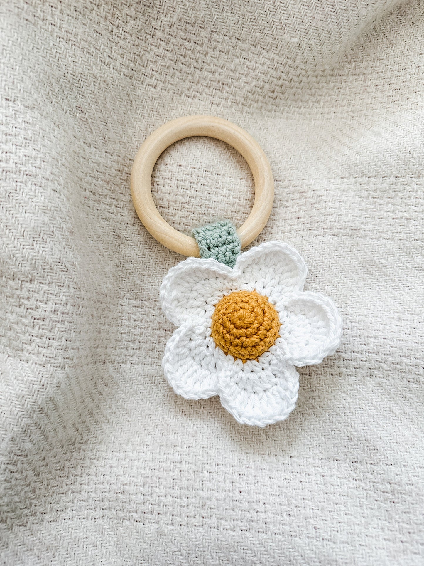 Daisy Teether Crochet Pattern