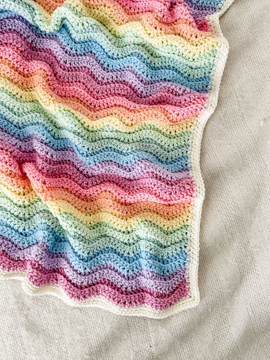 Heirloom Baby Rainbow Blanket